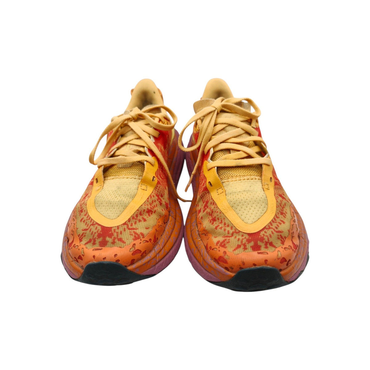 Hoka Trail Running Shoes - EU 41.5 - Orange Yellow - front