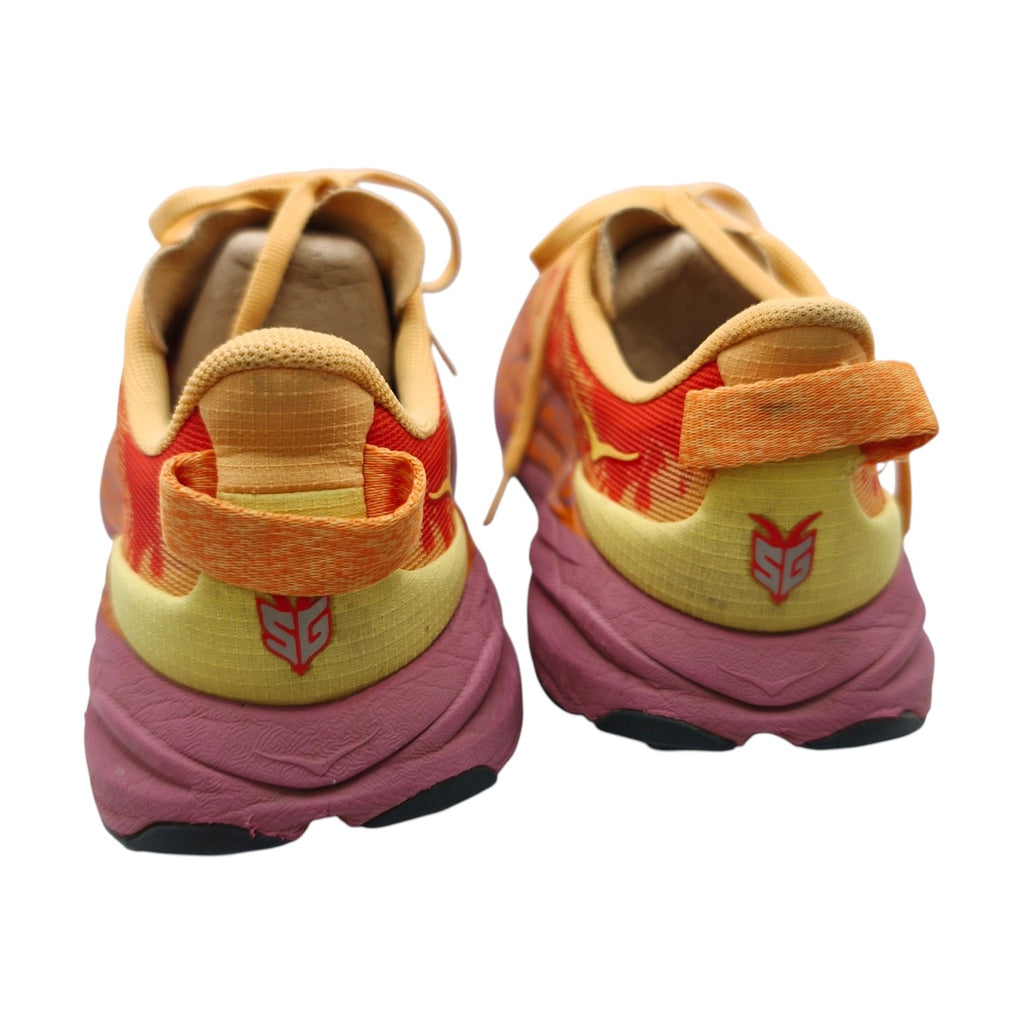 Hoka Trail Running Shoes - EU 41.5 - Orange Yellow - heels