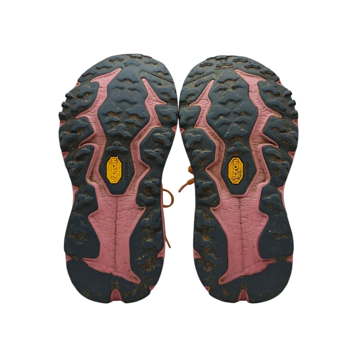 Hoka Trail Running Shoes - EU 41.5 - Orange Yellow - soles