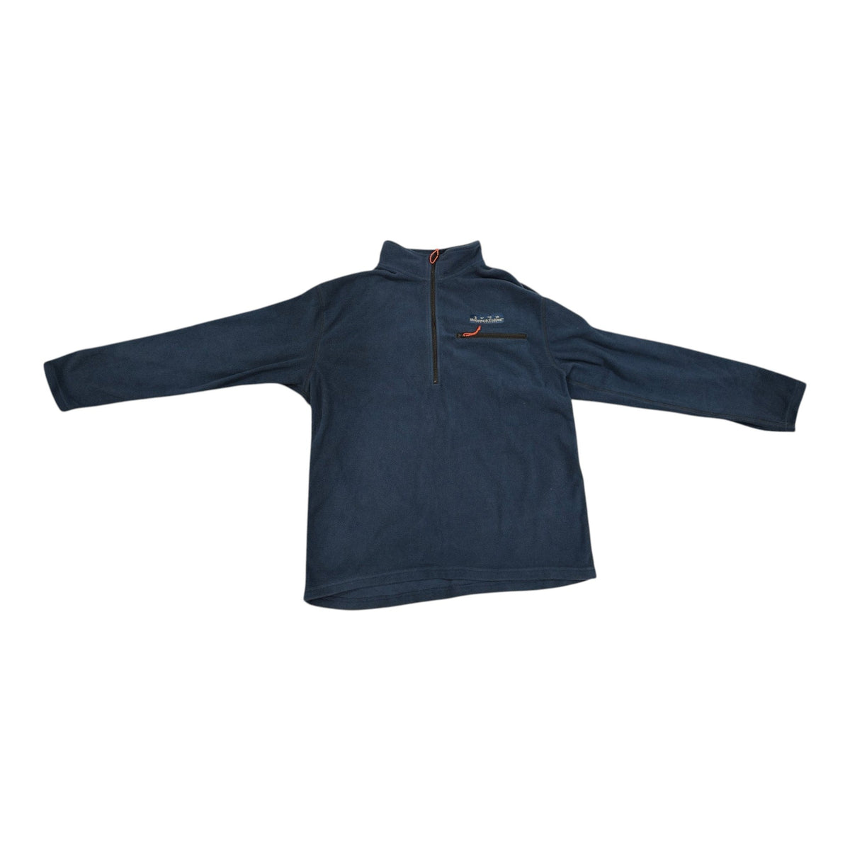 Front view of Hunting & Fishing Quarter-Zip Fleece Top - 2XL - Navy