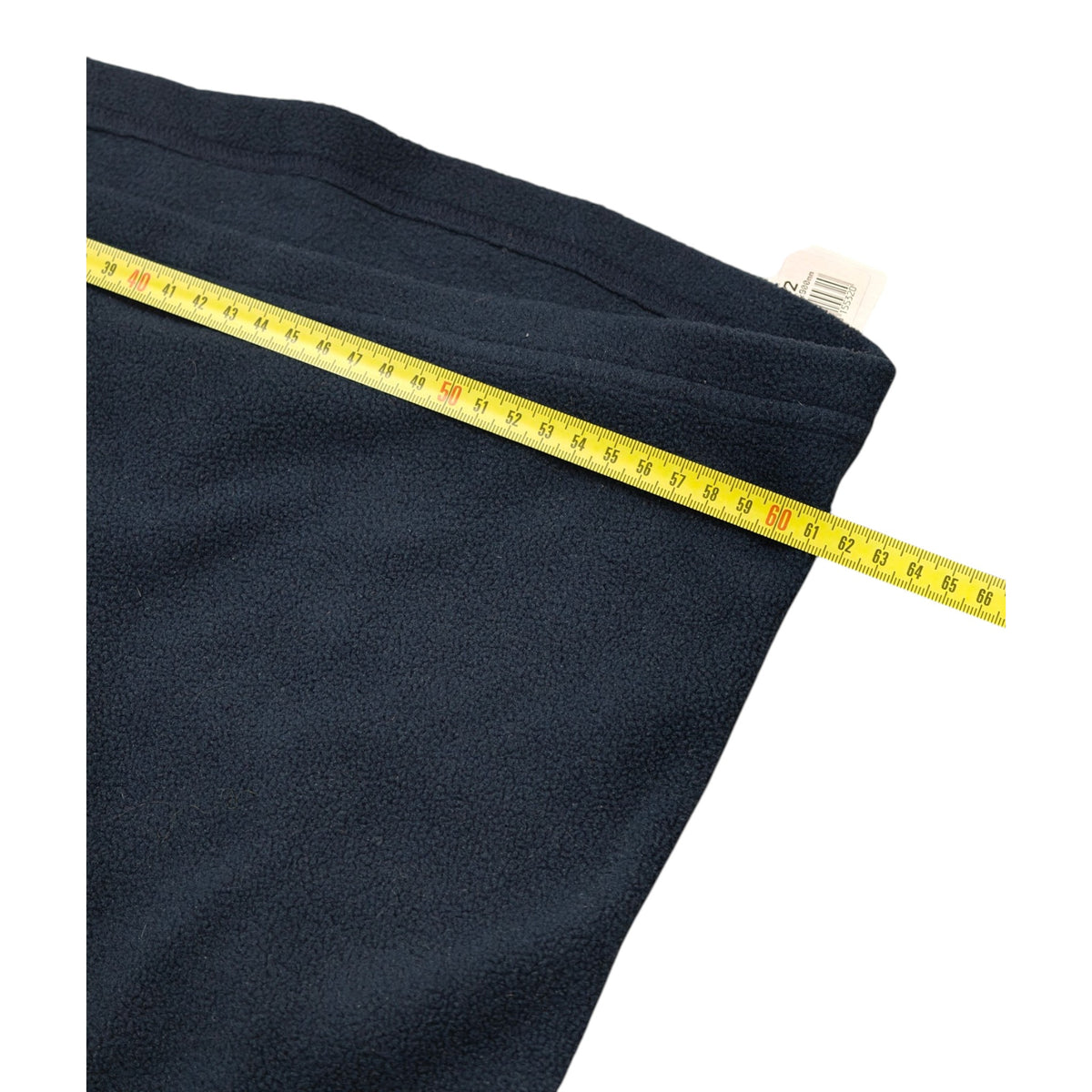 Tape-measure view of Hunting & Fishing Quarter-Zip Fleece Top - 2XL - Navy