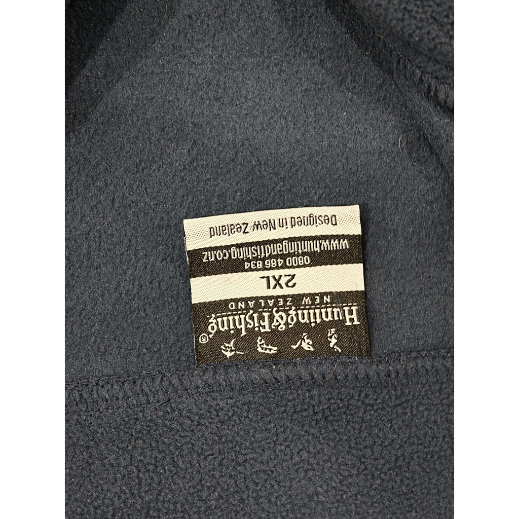 Label on Hunting & Fishing Quarter-Zip Fleece Top - 2XL - Navy