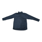 Rear view of Hunting & Fishing Quarter-Zip Fleece Top - 2XL - Navy