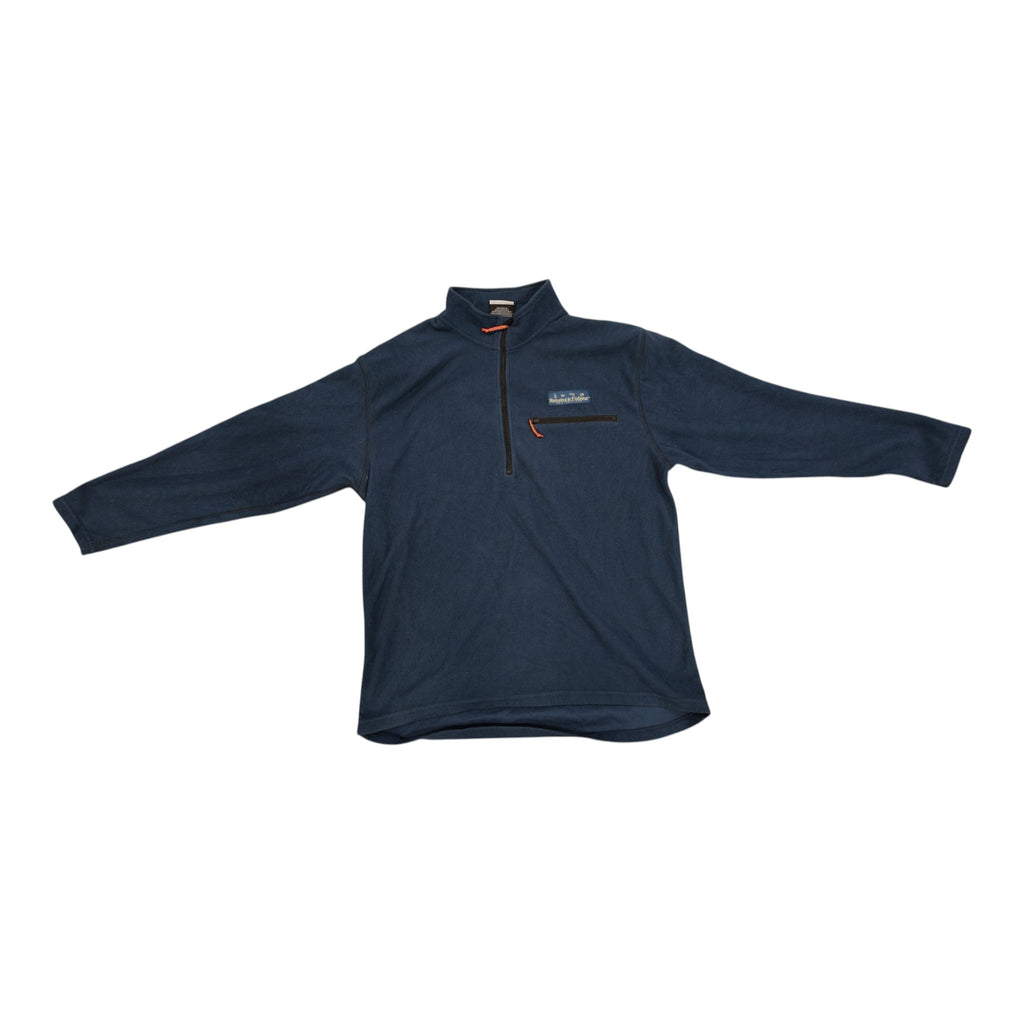 Front view of Hunting & Fishing Quarter-Zip Fleece Top - 2XL - Navy