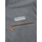 Close-up detail of Hunting & Fishing Quarter-Zip Fleece Top - 2XL - Navy