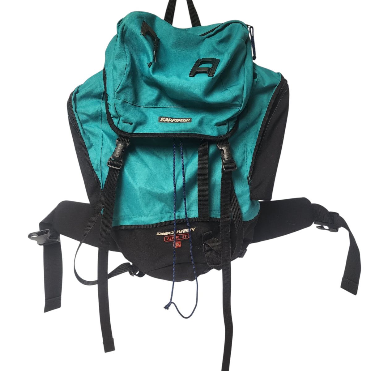 Side view of Karrimor Discovery Aergo ST 65 Litre Backpack