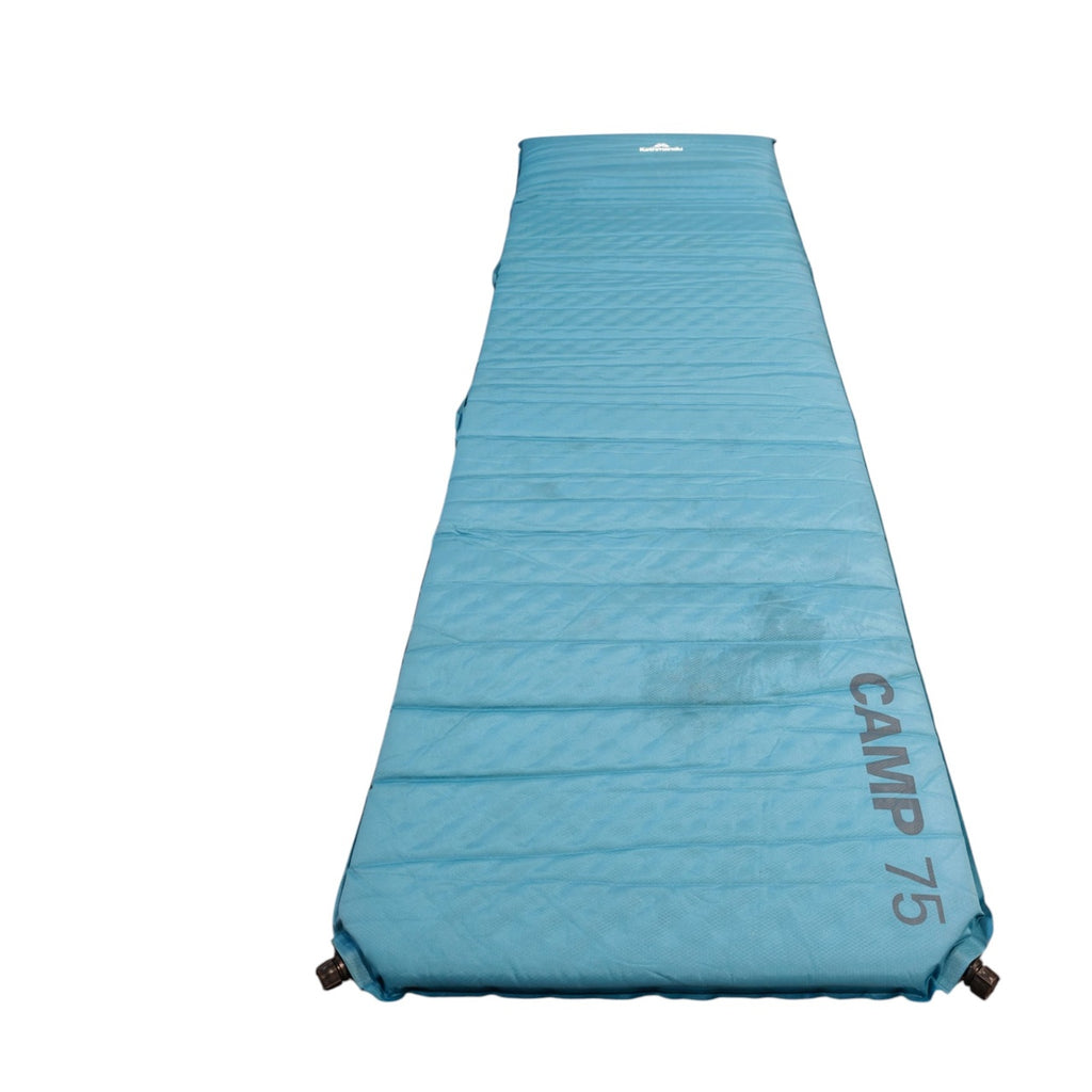 Kathmandu Camp 75 Self-Inflating Mat - Light Blue and Grey - detail 2