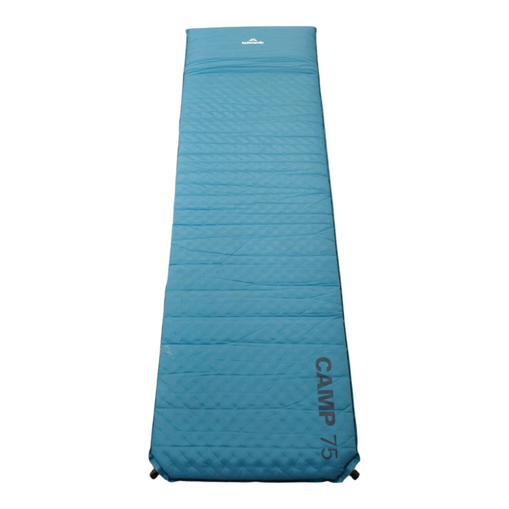 Kathmandu Camp 75 Self-Inflating Mat - Teal and Grey - full mat