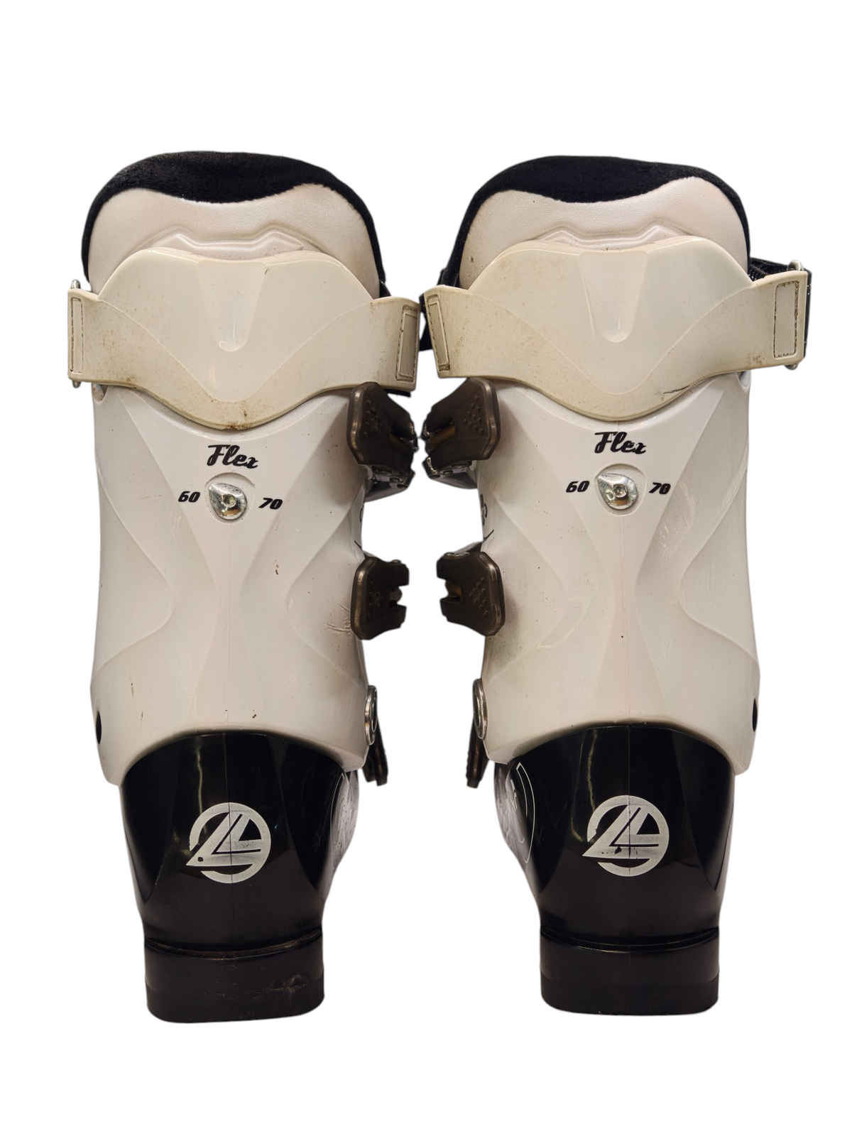 Rear view of Lange Exclusive Venus 70 Women’s Ski Boots – Mondo 24.5