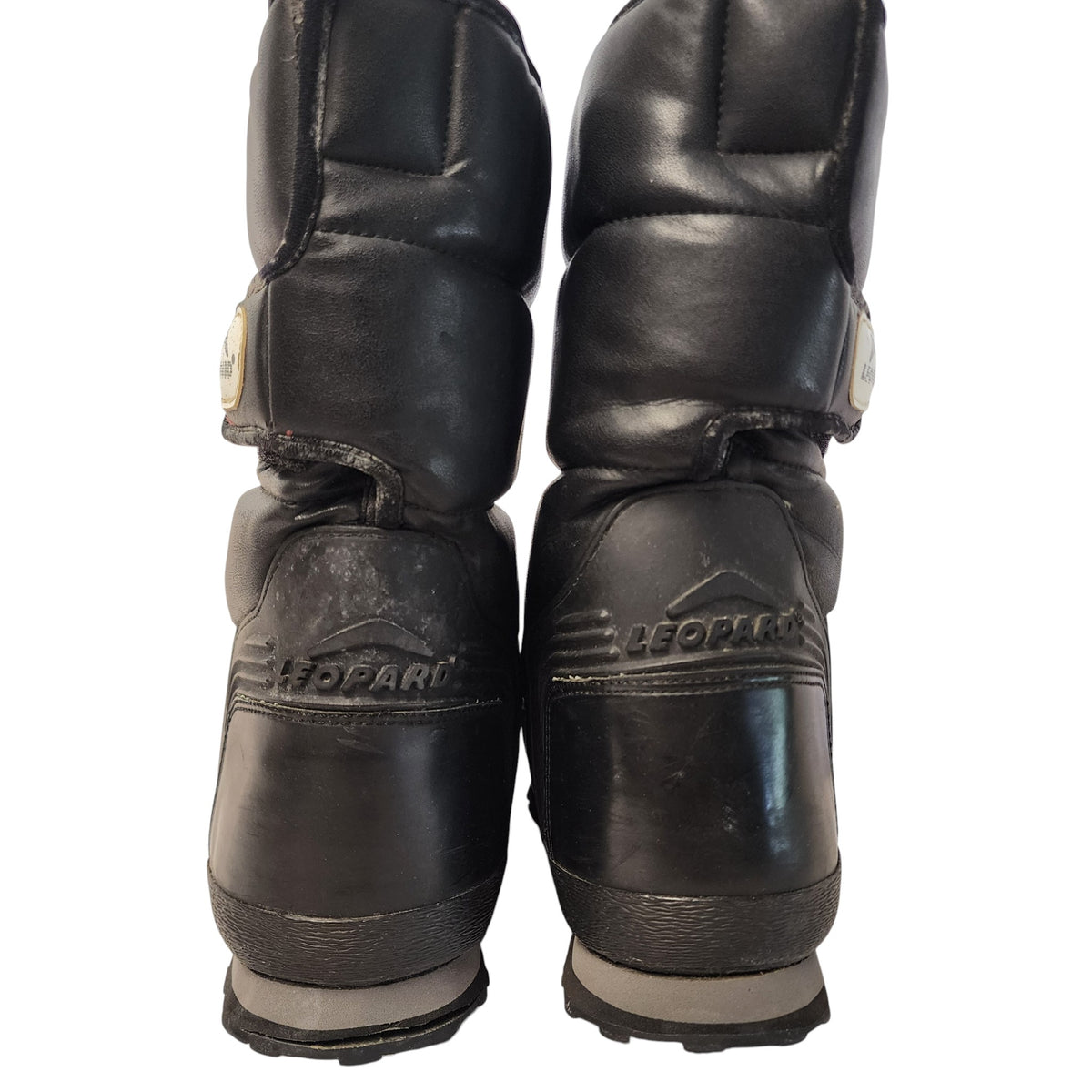 Rear view of Leopard Apres Snow Boots, size 45