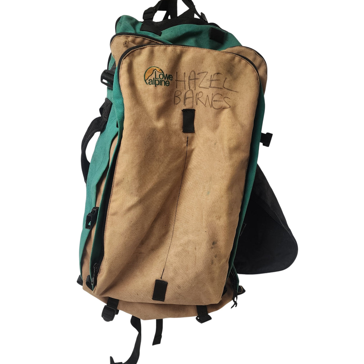 Front view of Lowe Alpine Hiking pack 70-80L