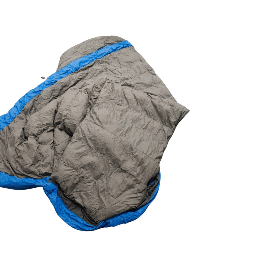 Macpac Escapade 350 Down Sleeping Bag - Standard - Blue - hood lining