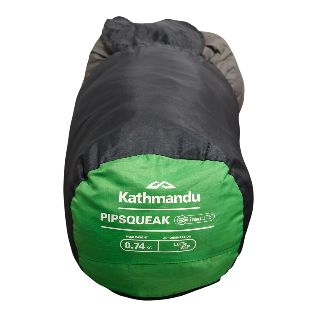 Macpac Escapade 350 Down Sleeping Bag - Standard - Blue - mismatched carry sack