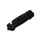 Black Manual Folding Outdoor Knife - folded clip