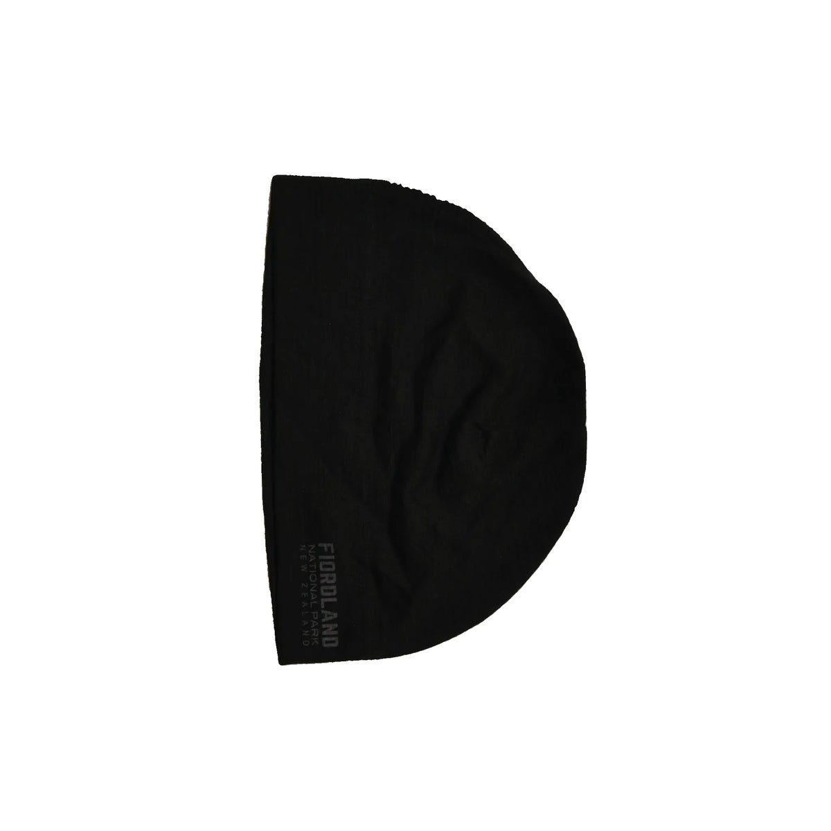 Side view of Merino Beanie – Black