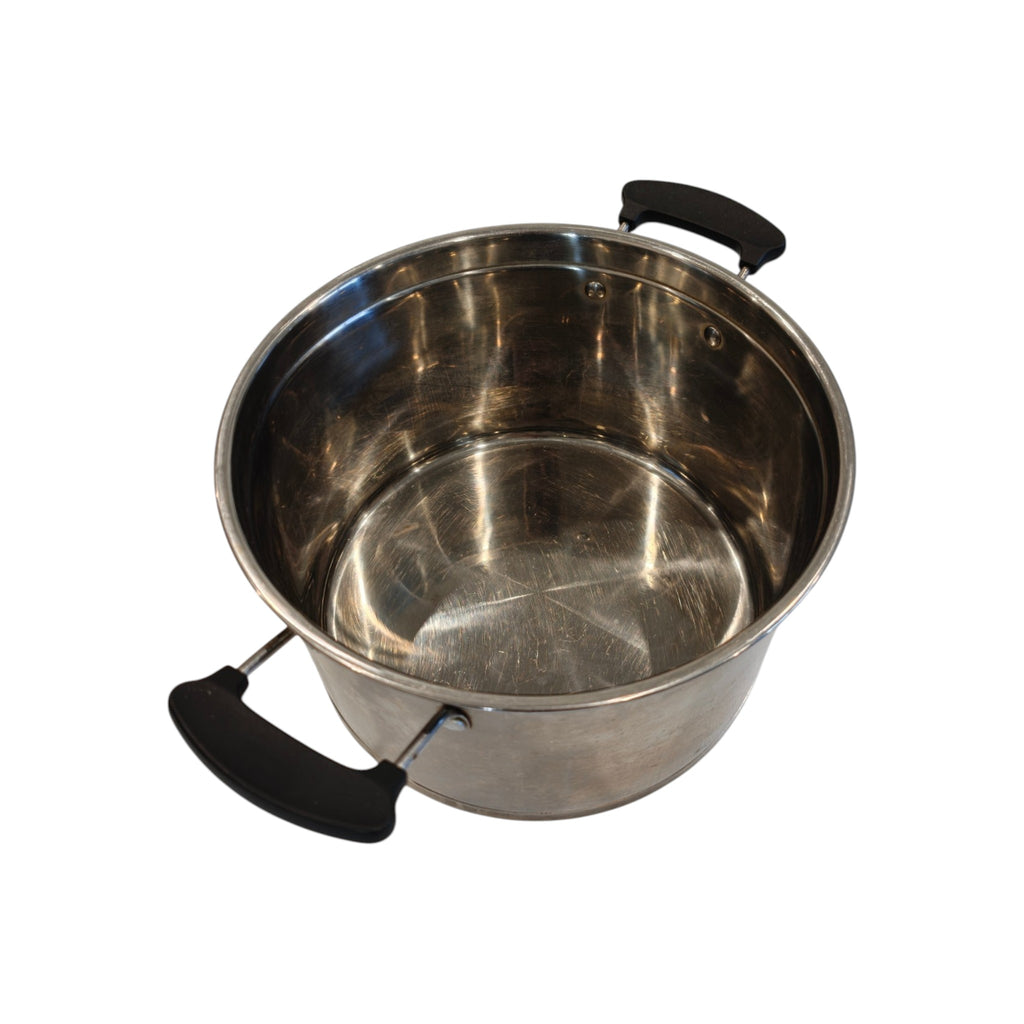 Metal Cooking Pot with Two Side Handles - front side