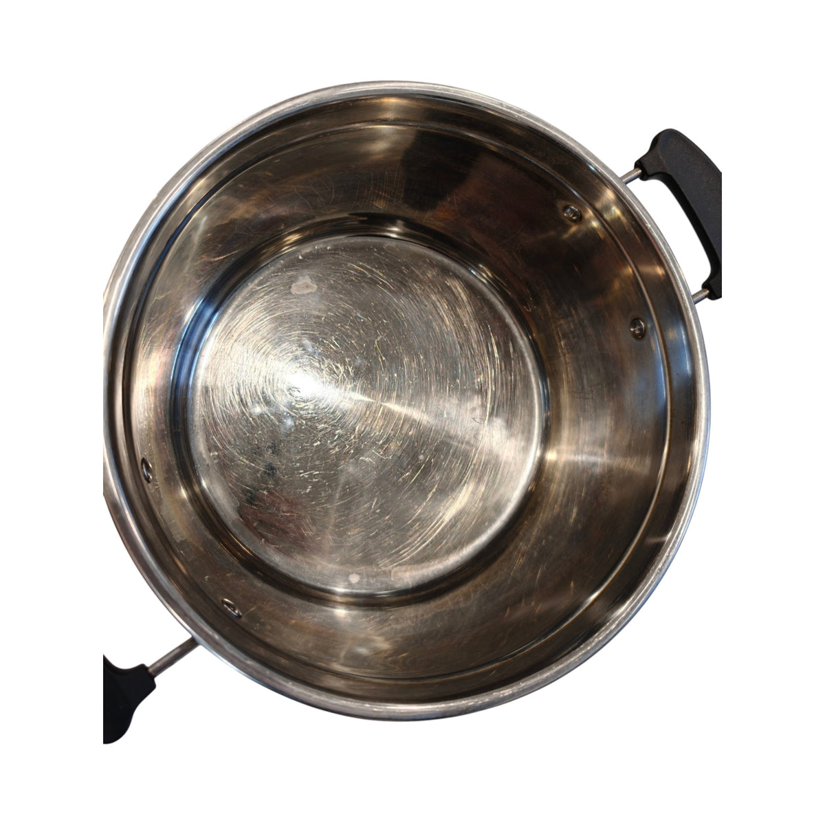 Metal Cooking Pot with Two Side Handles - interior