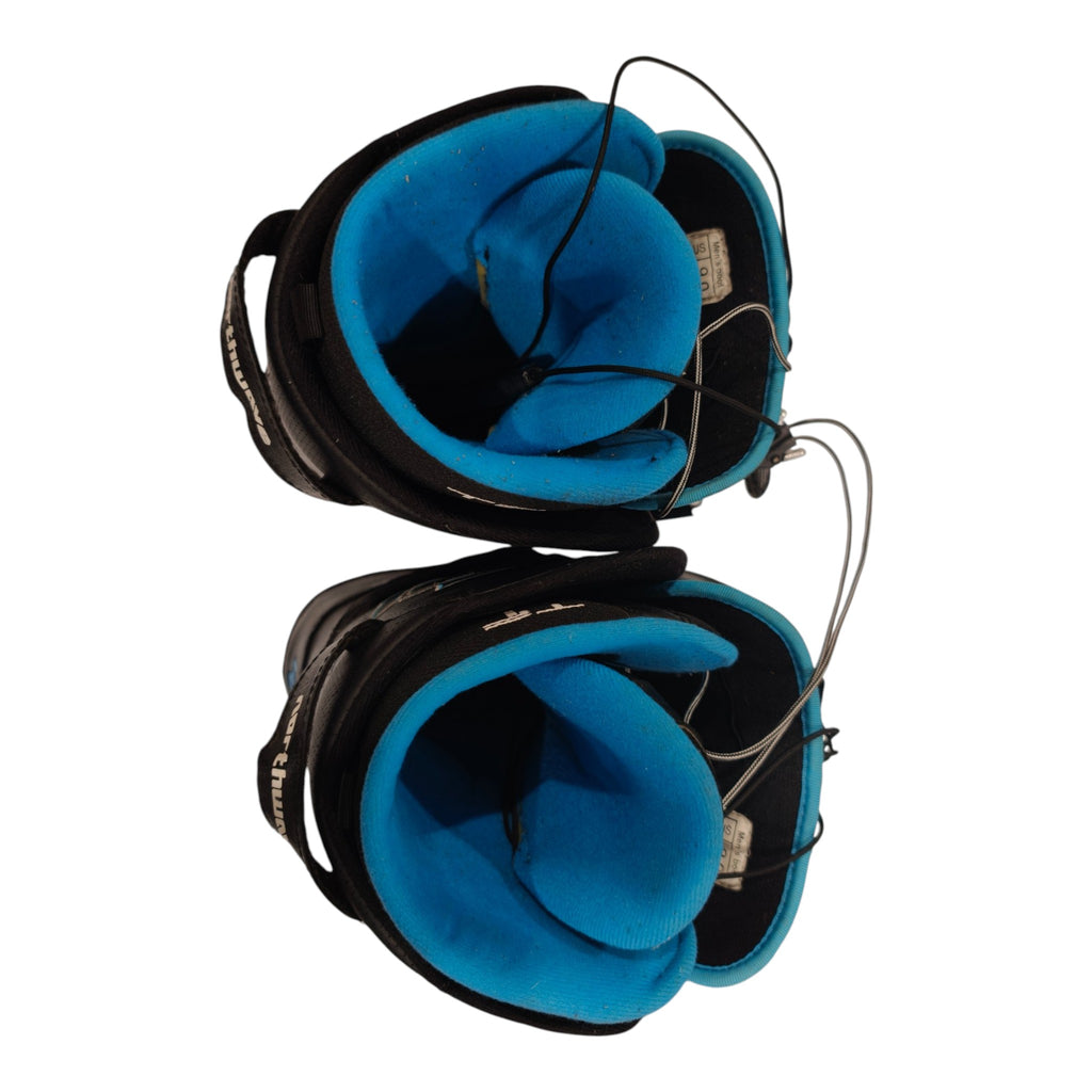 Northwave Snowboard Boots - Mens US 9 / EU 42 - Black and Blue - liner openings and wear