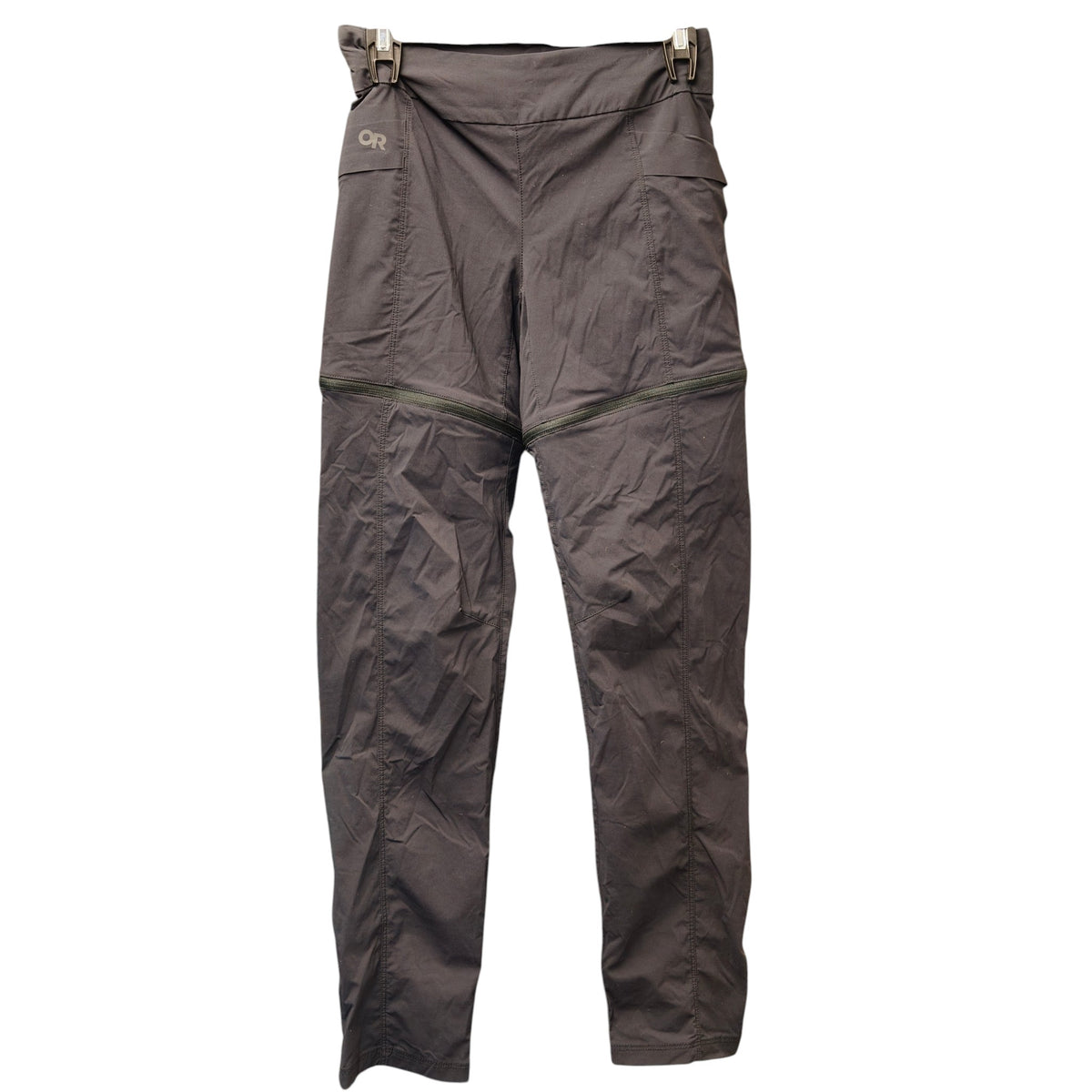 Front view of Outdoor Research Women's Equinox Convertible Hiking Pants – Size 2