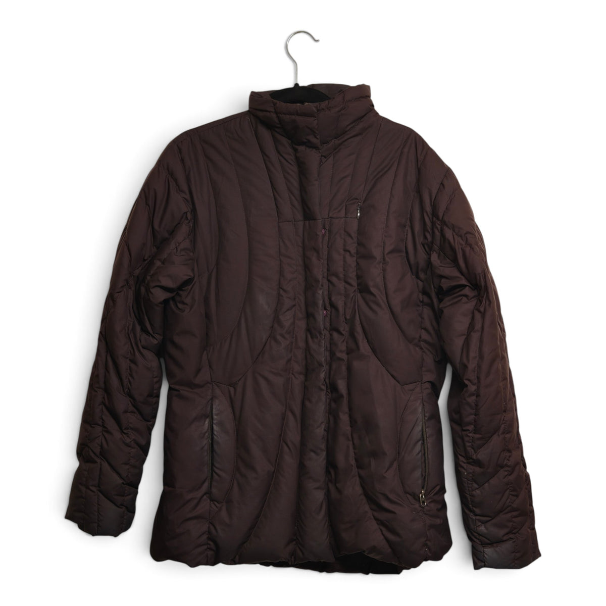 Patagonia quilted jacket reverse view