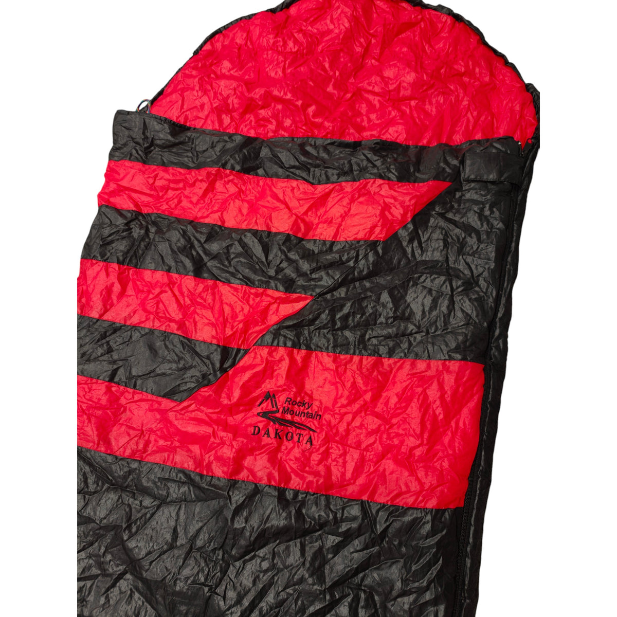 Rocky Mountain Dakota Sleeping Bag, Red and Black, Dakota model marking