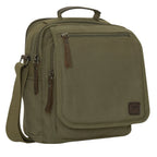 Manufacturer reference photo of Rothco Every Day Work Shoulder Bag #2359 in Olive Drab, unpacked front view