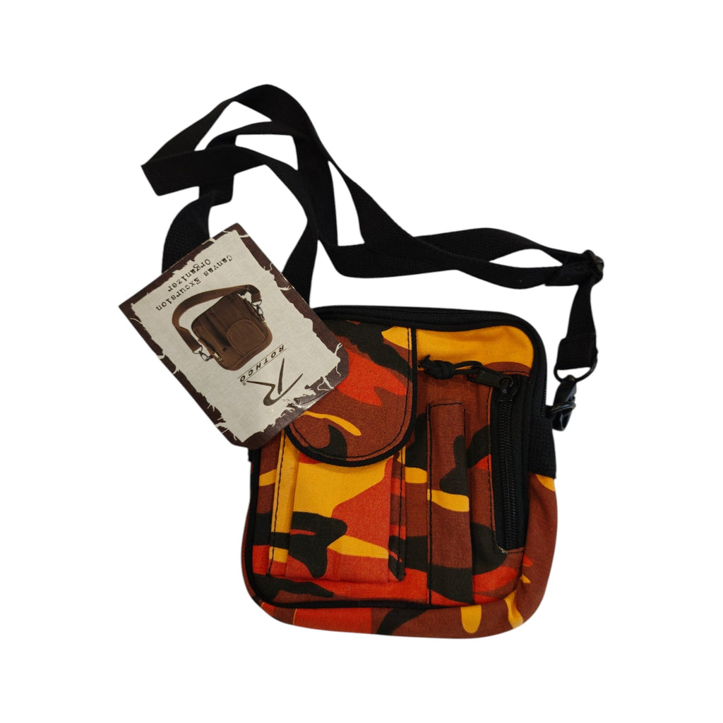Rothco Excursion Organizer Shoulder Bag - Savage Orange Camo #2323 - front