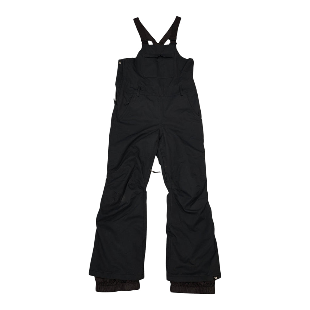 Roxy Junior DryFlight Snow Bib Pants - 10/M - Black - front view