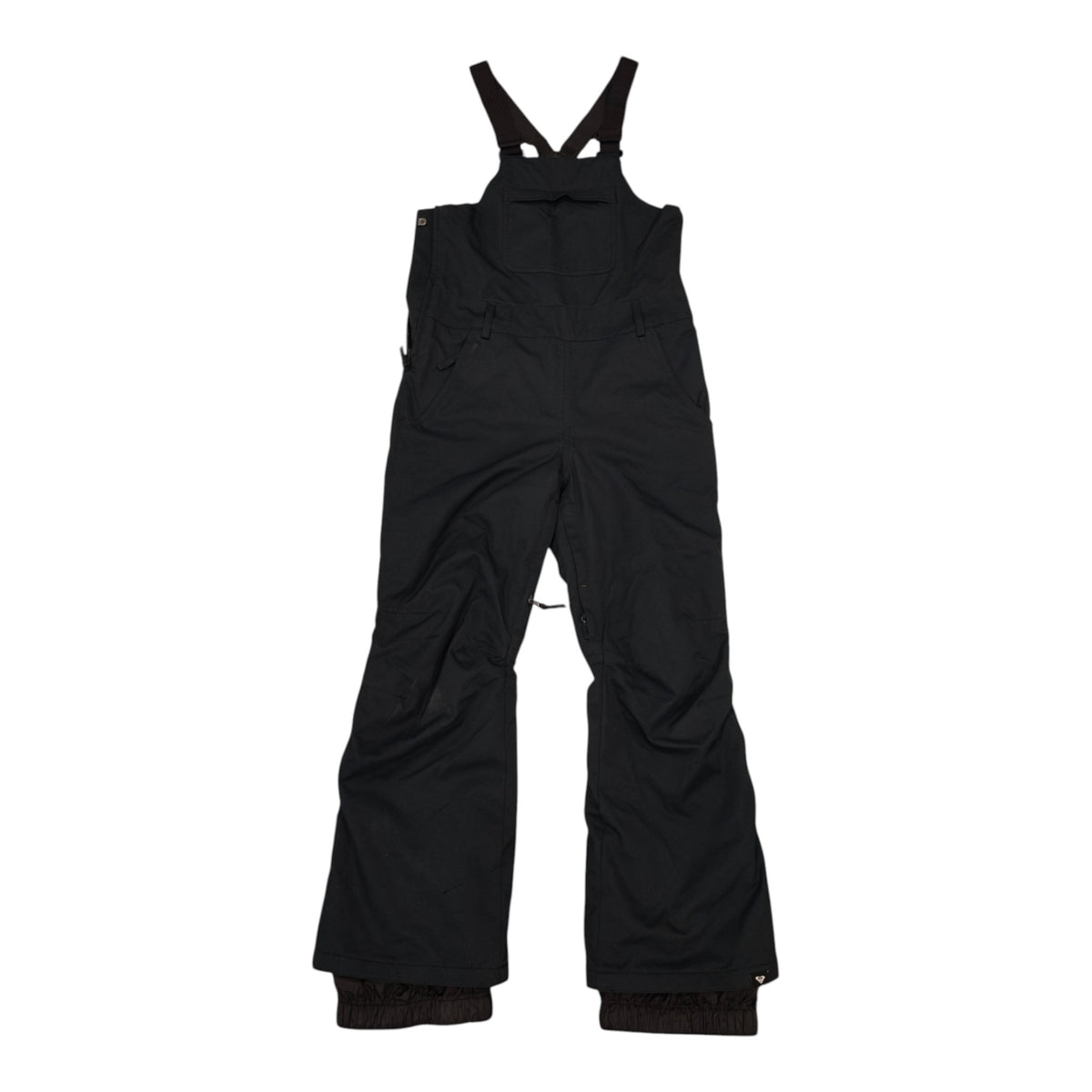Roxy Junior DryFlight Snow Bib Pants - 10/M - Black - front view
