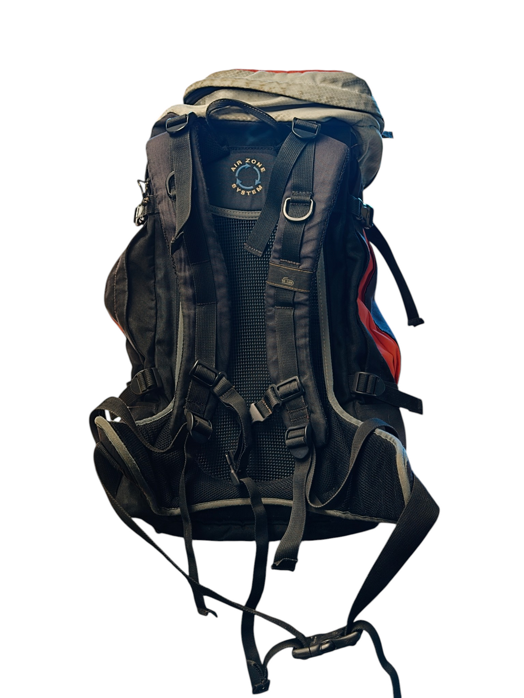 Orange Salewa Summit 36 backpack - harness
