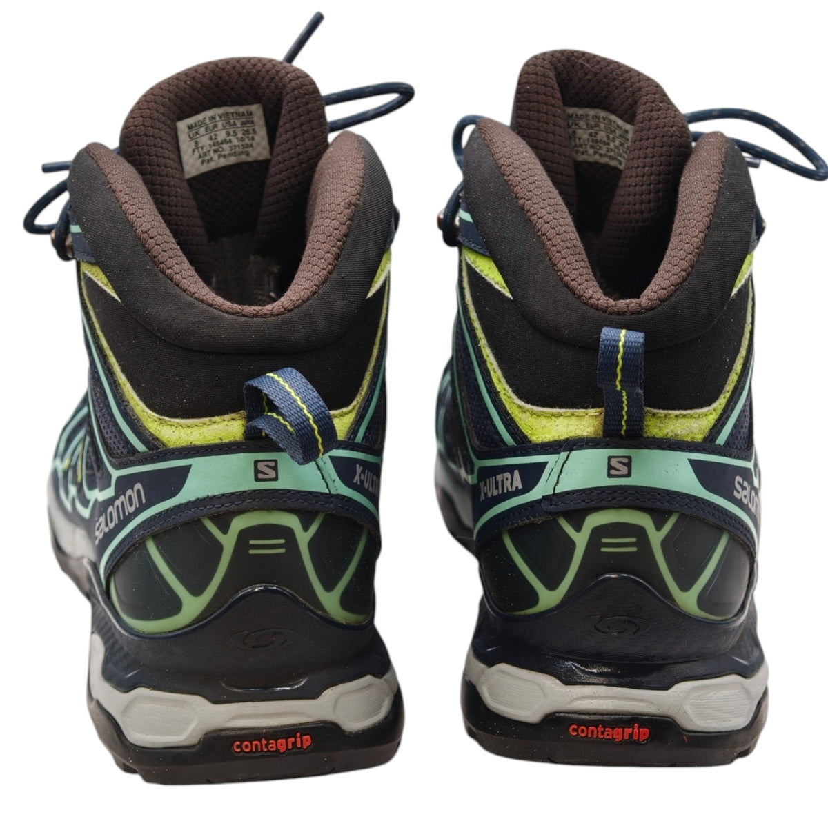 Rear view of Salomon X Ultra Mid GTX Hiking Boots