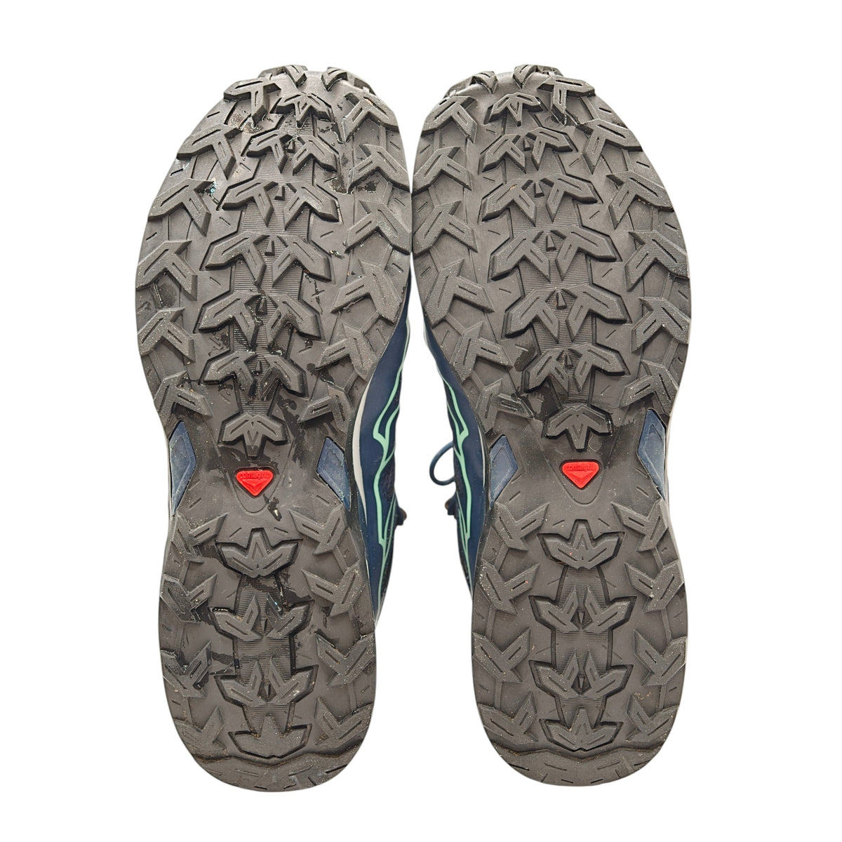 Soles of Salomon X Ultra Mid GTX Hiking Boots