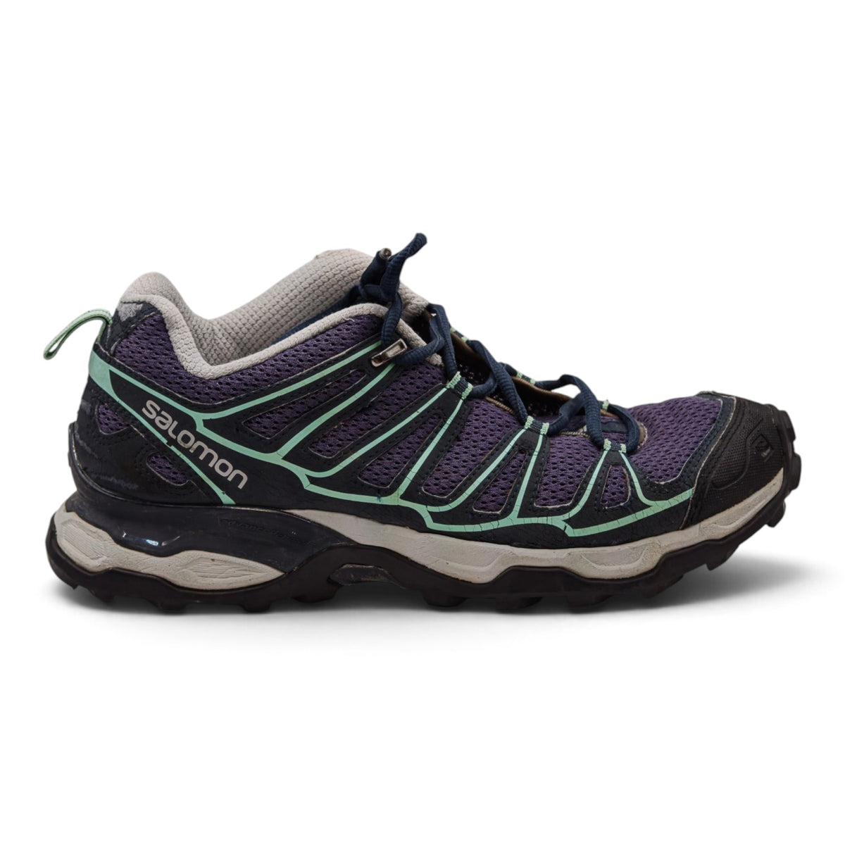 Side view of Salomon X Ultra women's hiking shoes