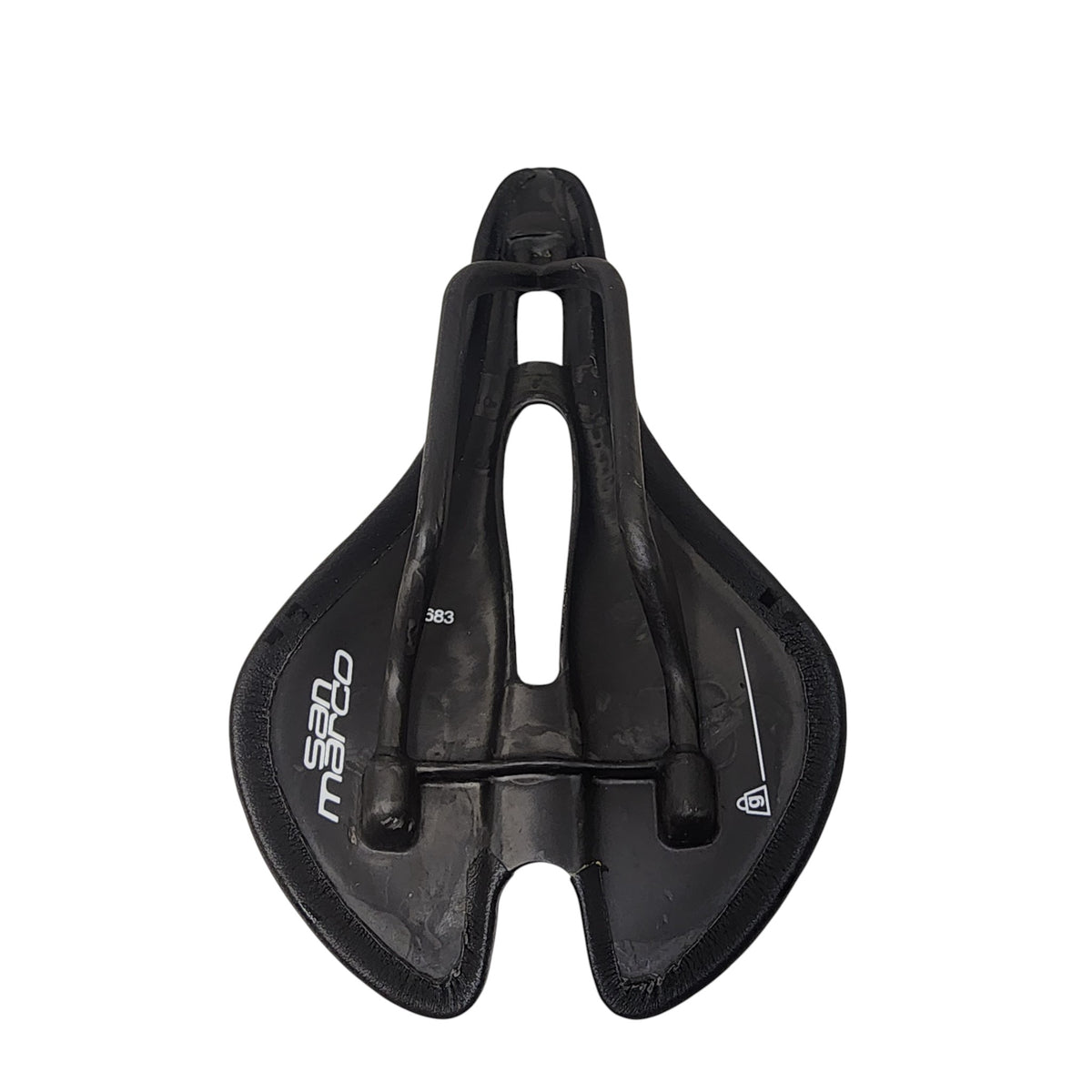 Underside of San Marco Carbon Bike Saddle