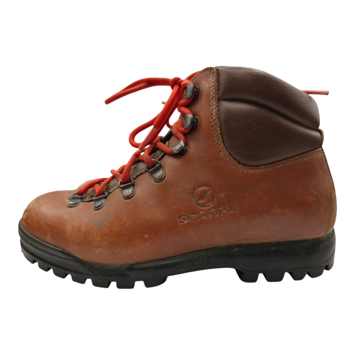 Scarpa Women's Leather Hiking Boots EU 39 left facing boot
