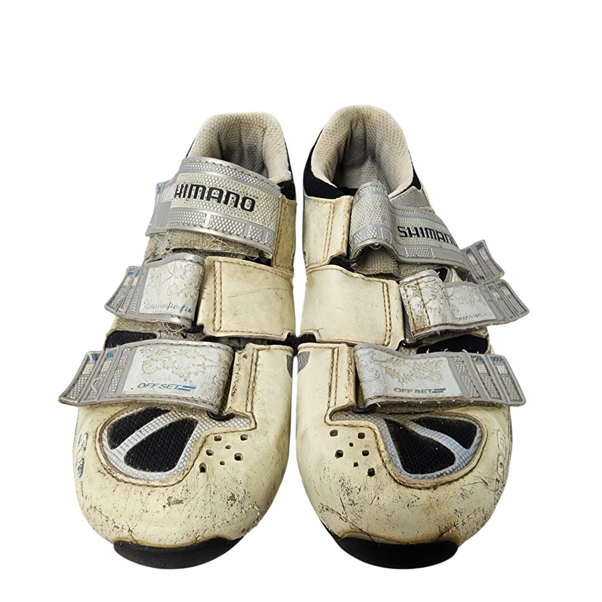 Front view of Shimano Women's Cycling Clip Shoes 25.2cm