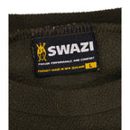 Label on Swazi Short-Sleeve Fleece Top - L - Olive