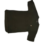 Front view of Swazi Short-Sleeve Fleece Top - S - Olive