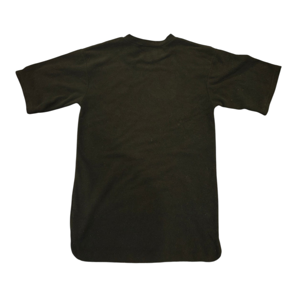 Rear view of Swazi Short-Sleeve Fleece Top - S - Olive