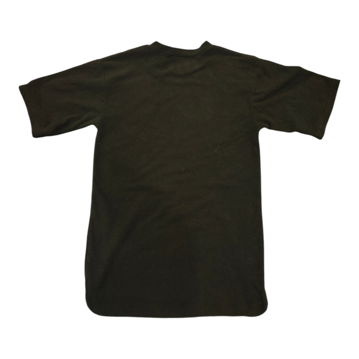 Rear view of Swazi Short-Sleeve Fleece Top - S - Olive