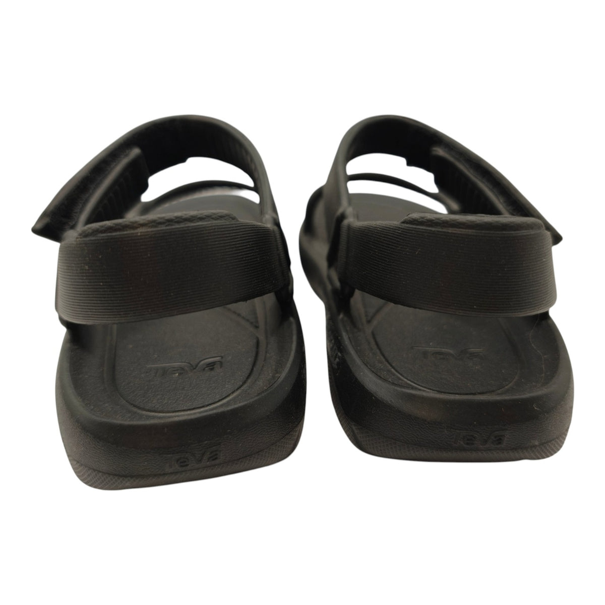 Teva Hurricane Drift Sandals - UK 4 - Black - heels