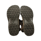 Teva Men's Leather Walking Sandals - US 9 - Brown - soles