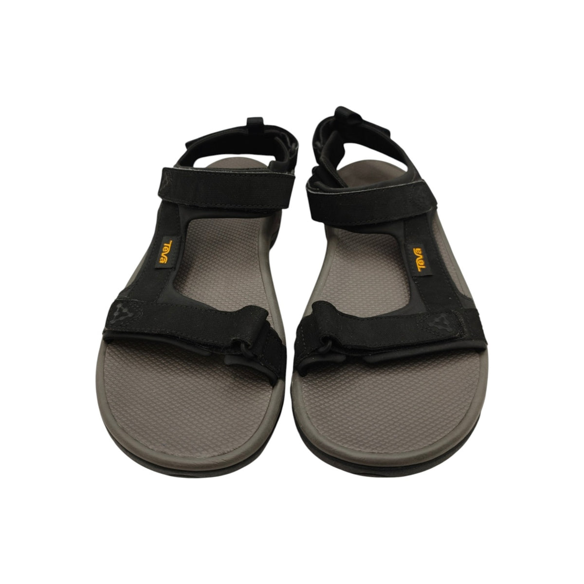 Teva Men's Walking Sandals - US 9 - Black Grey - front