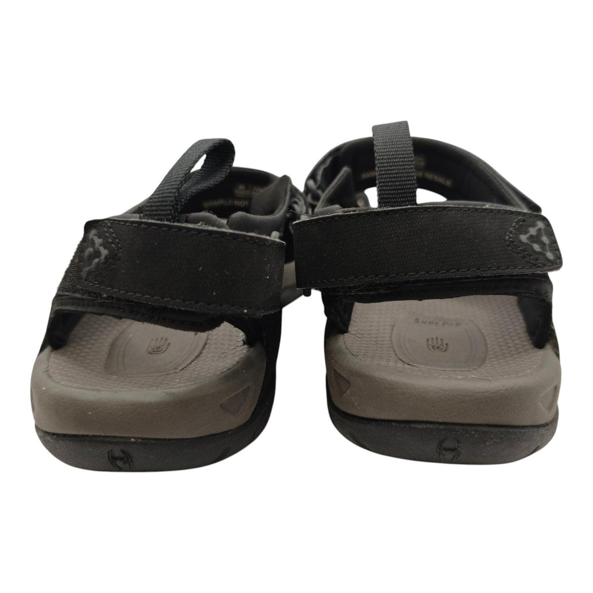 Teva Men's Walking Sandals - US 9 - Black Grey - heels