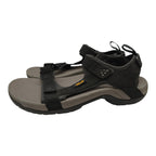 Teva Men's Walking Sandals - US 9 - Black Grey - left side
