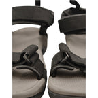 Teva Men's Walking Sandals - US 9 - Black Grey - strap detail