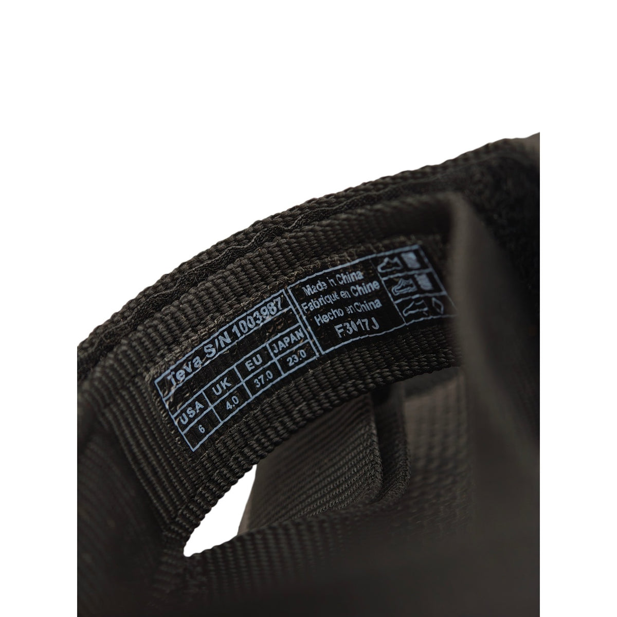 Teva Original Universal Women's Sandals - US 6 / UK 4 - Black - size label
