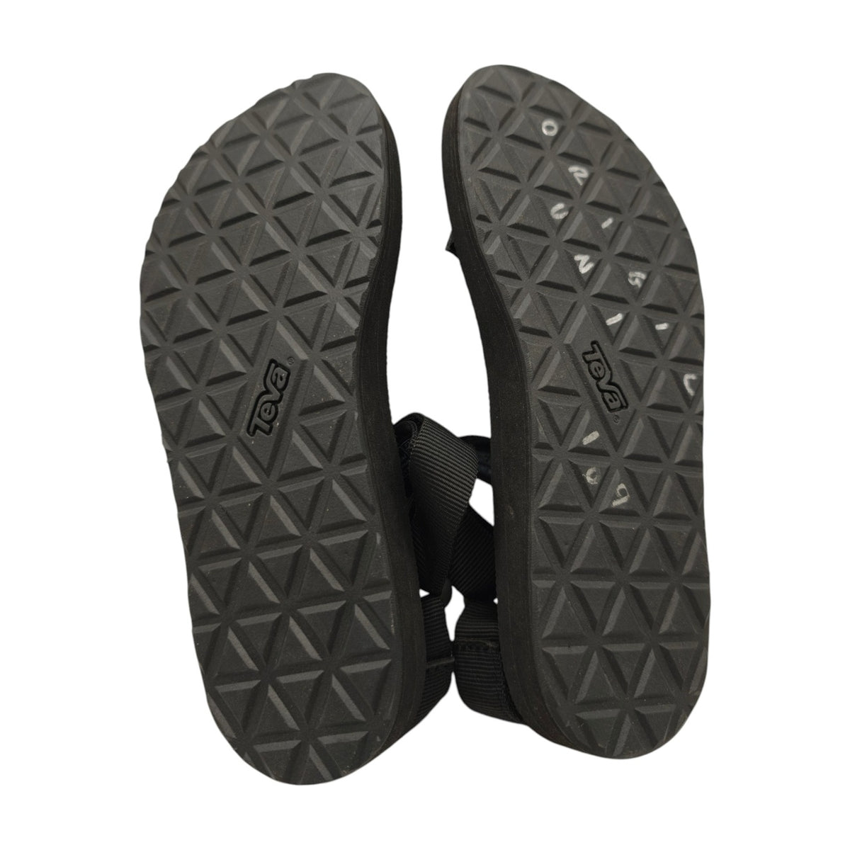Teva Original Universal Women's Sandals - US 6 / UK 4 - Black - soles
