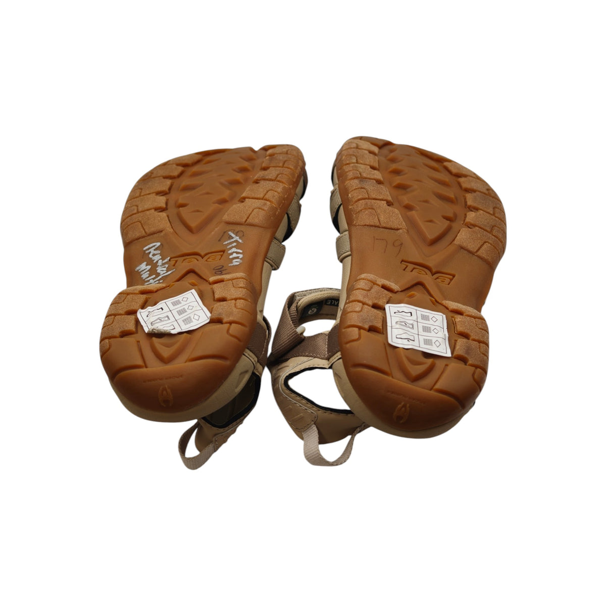 Soles of Teva Tirra Women's Sandals - US 7