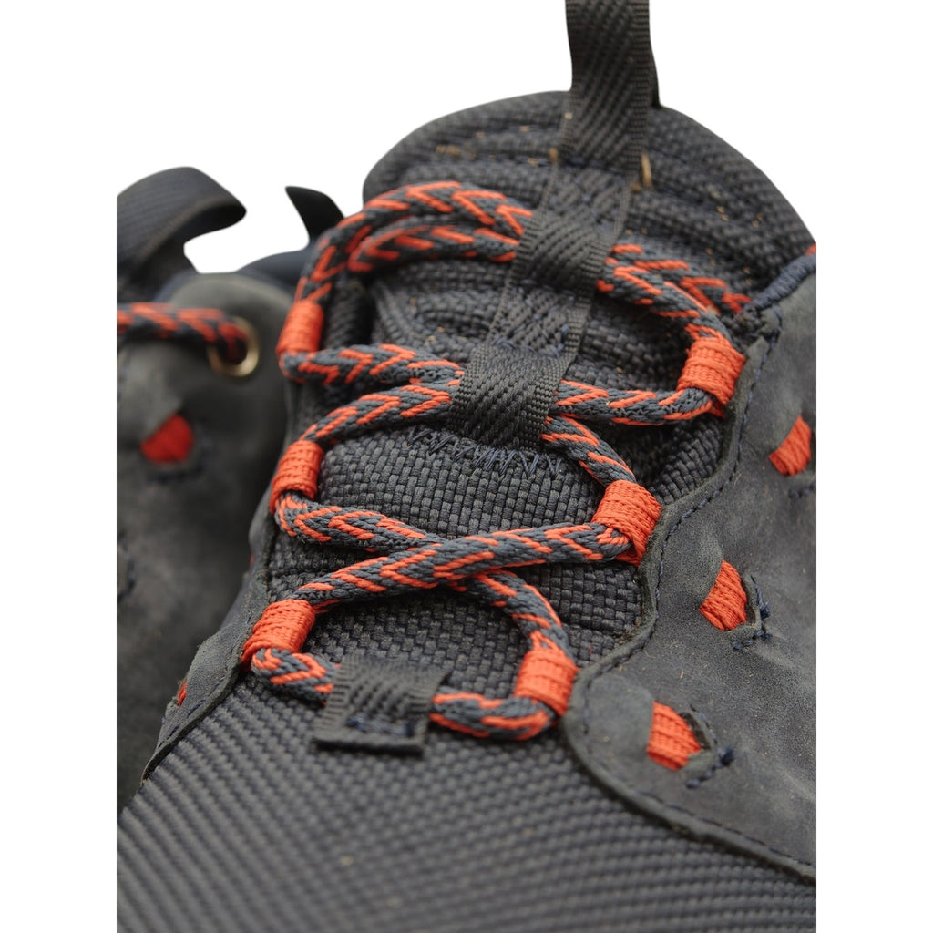 Teva Women's Walking Shoes - US 7 - Navy Orange - laces and upper detail